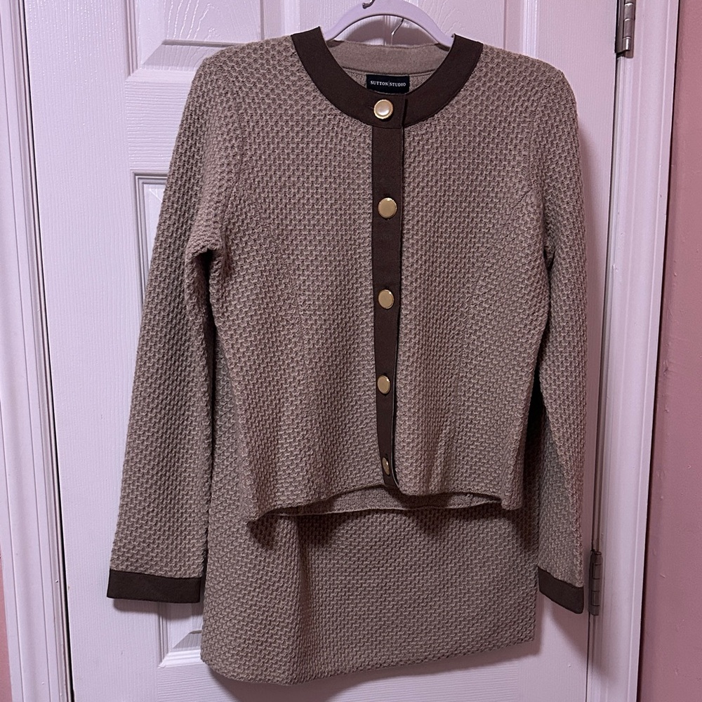 Sutton Studio Jacket and Skirt Set